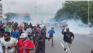 APC rally Abuja tear gas