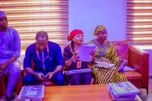 CSACEFA delegation meeting Bauchi Education Commissioner