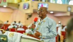  Christian church pulpit symbolising the tension between faith and Nigerian politics