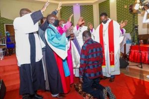  Christian church pulpit symbolising the tension between faith and Nigerian politics