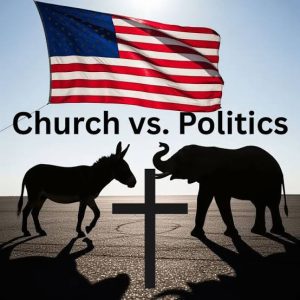  Christian church pulpit symbolising the tension between faith and Nigerian politics